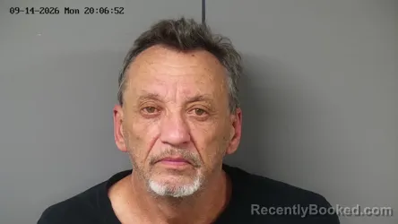 Mugshot of Daniel Vance Walls booked in Fayette County, Ohio on September 14, 2026