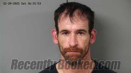 Booking photo from Fayette County, Ohio