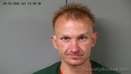 Mugshot of JACOB LEVI DIAMOND booked in Fayette County, Ohio on April 25, 2026