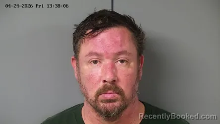 Mugshot of ERICK CHRISTIAN NEUFARTH booked in Fayette County, Ohio on April 24, 2026