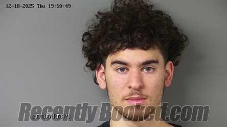 Booking photo from Fayette County, Ohio