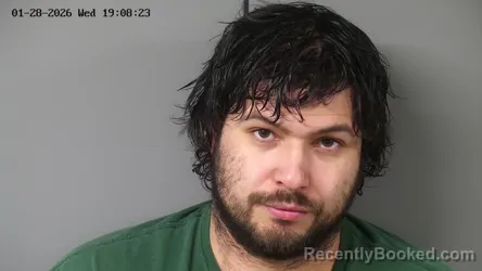 Booking photo from Fayette County, Ohio