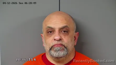 Mugshot of DANIEL EUGENE TACKETT booked in Fayette County, Ohio on April 12, 2026