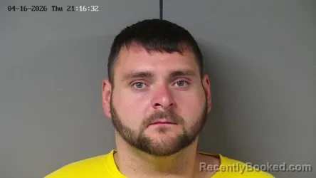 Mugshot of DAVID WALKER booked in Fayette County, Ohio on April 16, 2026