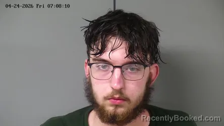 Mugshot of BRYSEN NATHANIEL CURTIS booked in Fayette County, Ohio on April 24, 2026