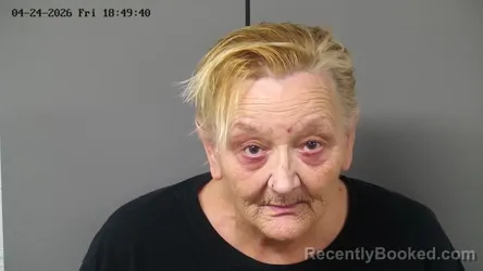 Mugshot of PATRICIA TACKETT booked in Fayette County, Ohio on April 24, 2026