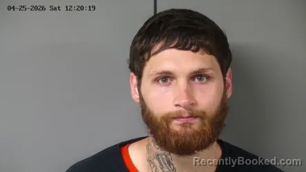 Mugshot of DARIK RICHARD WALLACE booked in Fayette County, Ohio on April 25, 2026