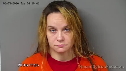 Mugshot of MELISSA BUTTERBAUGH booked in Fayette County, Ohio on May 5, 2026