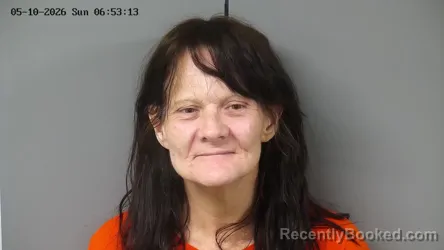 Mugshot of MELISSA LILLIE BOWDEN booked in Fayette County, Ohio on May 10, 2026