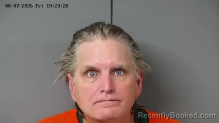 Mugshot of Glen Scott Morris booked in Fayette County, Ohio on August 7, 2026