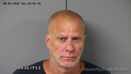 Mugshot of Glen Apgar booked in Fayette County, Ohio on August 9, 2026