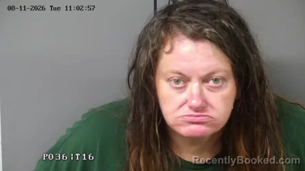 Mugshot of Kimberly Marie Keaton booked in Fayette County, Ohio on August 11, 2026
