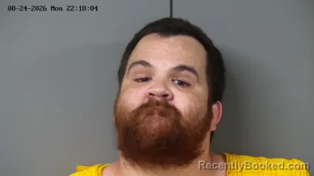 Mugshot of Alfred Ray Lamar Manson booked in Fayette County, Ohio on August 24, 2026