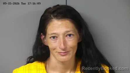 Mugshot of Ashley Elizabeth Hammond booked in Fayette County, Ohio on September 15, 2026