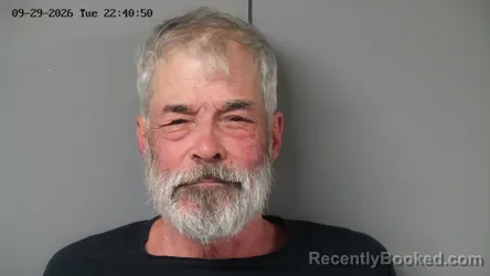 Mugshot of Scott Edward Wilson booked in Fayette County, Ohio on September 29, 2026