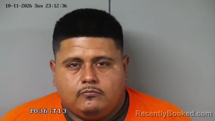 Mugshot of Raul Gonzalez booked in Fayette County, Ohio on October 11, 2026