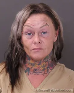 Mugshot of Megan Blain booked in Franklin County, Ohio on September 6, 2026