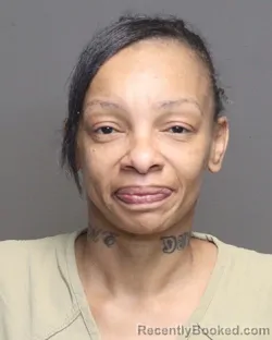 Mugshot of MEYONNA MARIE EDWARDS booked in Franklin County, Ohio on July 10, 2026