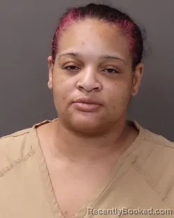 Mugshot of Aja Rena Hall booked in Franklin County, Ohio on September 3, 2026