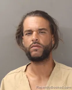 Mugshot of JUSTIN M PACHE booked in Franklin County, Ohio on March 27, 2026