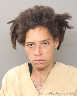 Mugshot of JASMINE LYNNE RODGERS booked in Franklin County, Ohio on May 20, 2026