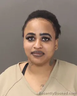 Mugshot of LARUSHA ARIEL SPENCER booked in Franklin County, Ohio on March 21, 2026