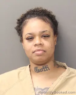 Mugshot of LATOYA NICOLE VALLAIR booked in Franklin County, Ohio on March 21, 2026