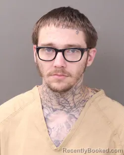 Mugshot of CHRISTIAN TODD CHUSTZ booked in Franklin County, Ohio on March 26, 2026