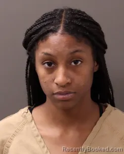 Mugshot of Ayana Denise Talley booked in Franklin County, Ohio on August 16, 2026