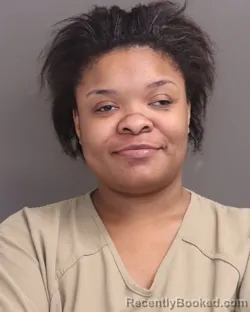 Mugshot of Kimaya Rachelle Gibson booked in Franklin County, Ohio on August 27, 2026