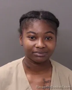Mugshot of Mytaiza Lanee Gordon booked in Franklin County, Ohio on August 18, 2026
