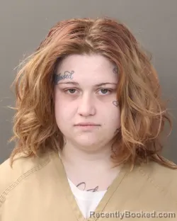 Mugshot of BREANNA RAE BICKEL booked in Franklin County, Ohio on March 24, 2026