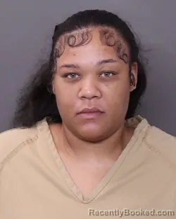 Mugshot of Aaliyah Lyons booked in Franklin County, Ohio on September 12, 2026