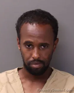 Mugshot of Abdiasis Mohamed booked in Franklin County, Ohio on August 19, 2026