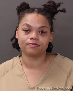Mugshot of Shyla Chanel Louise Jackson booked in Franklin County, Ohio on August 27, 2026