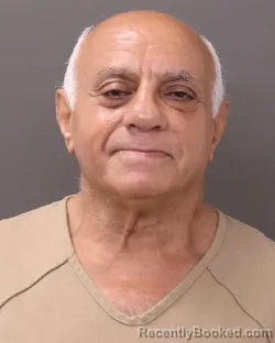 Mugshot of RICARDO ABUAMSHA booked in Franklin County, Ohio on July 10, 2026