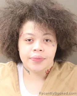 Mugshot of ANYA DANNETTE MARIE PRATER booked in Franklin County, Ohio on March 15, 2026