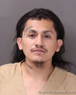 Mugshot of ERICK ROJAS booked in Franklin County, Ohio on July 14, 2026