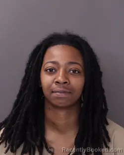 Mugshot of JALEAH DINENA GREER booked in Franklin County, Ohio on July 1, 2026