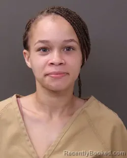 Mugshot of Aaliyah Joyce Curry booked in Franklin County, Ohio on August 21, 2026