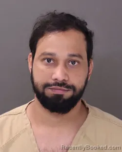Mugshot of Phanjesh Khadka booked in Franklin County, Ohio on August 28, 2026