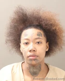 Mugshot of TIA MARIE JAMES booked in Franklin County, Ohio on March 15, 2026