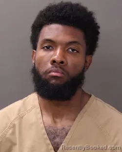 Mugshot of MISEAN RAKIM GRIFFIN booked in Franklin County, Ohio on July 8, 2026