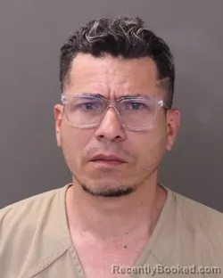 Mugshot of Jean Carlos Araujo Mora booked in Franklin County, Ohio on August 23, 2026