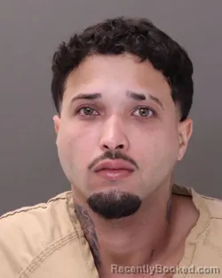 Mugshot of Michael Joshuelle Caraballo Cintron booked in Franklin County, Ohio on August 23, 2026