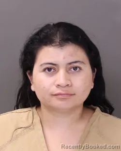 Mugshot of Doris Alvarado Aguilar booked in Franklin County, Ohio on August 24, 2026