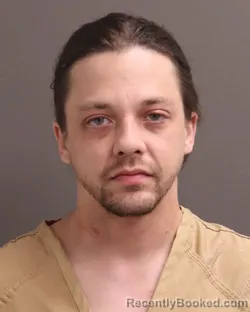 Mugshot of Keenan Hughes booked in Franklin County, Ohio on August 24, 2026