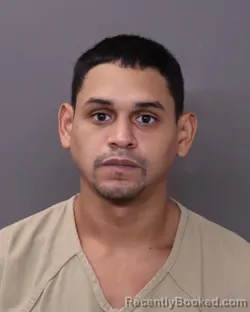 Mugshot of Alfredo Alexander Pacheco Izquiel booked in Franklin County, Ohio on August 27, 2026