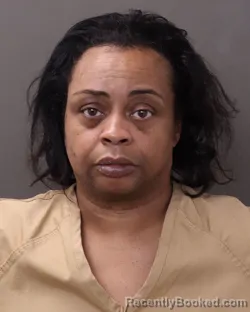 Mugshot of Monica Renee Truesdale booked in Franklin County, Ohio on August 28, 2026