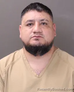 Mugshot of Esteban David Cuellar Gonzalez booked in Franklin County, Ohio on August 31, 2026